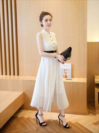 Bộ đồ thời trang đầm maxi dự tiệc cưới 