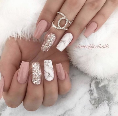 Tổng hợp các mẫu nail đính đá sang trọng cho nàng thêm xinh - hình 3