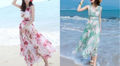 Những kiểu váy đầm maxi đi biển cực đẹp 2020