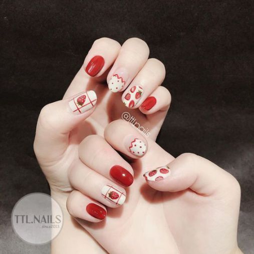 Bộ móng nail xinh dành cho mùa hè - Hình 3