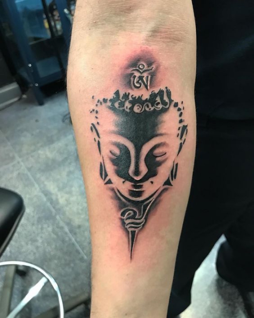 Hình xăm nghệ thuật tatoo mini phật đẹp nhất