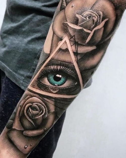 Hình ảnh xăm tattoo hoa hồng châu âu đẹp ý nghĩa nhất