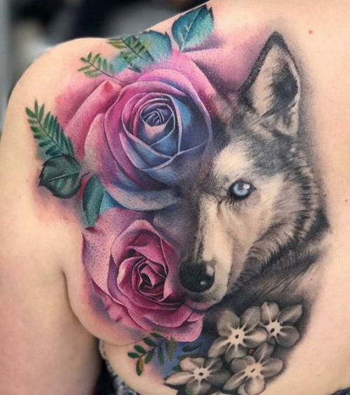 Hình ảnh xăm tattoo hoa hồng đẹp ý nghĩa nhất