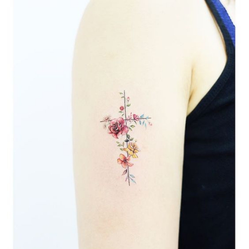 Hình ảnh xăm tattoo hoa hồng nhỏ đẹp ý nghĩa nhất