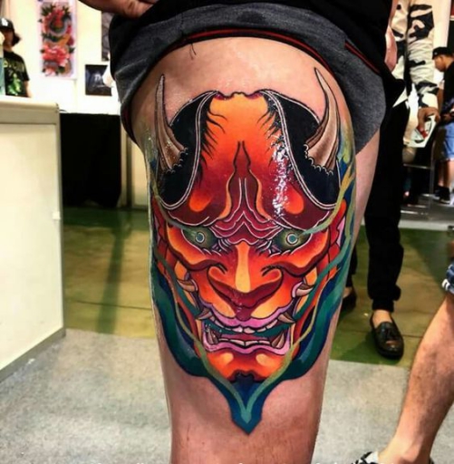 Hình ảnh xăm tattoo mặt quỷ chất đẹp và ý nghĩa nhất