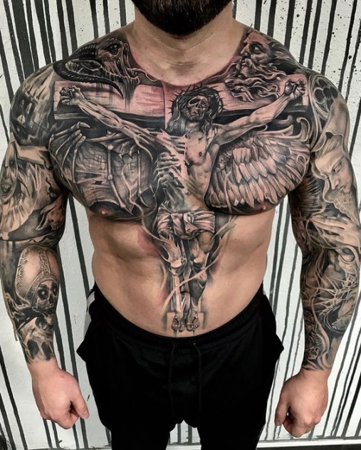 Hình xăm tattoo full ở cánh tay có body đẹp ý nghĩa nhất