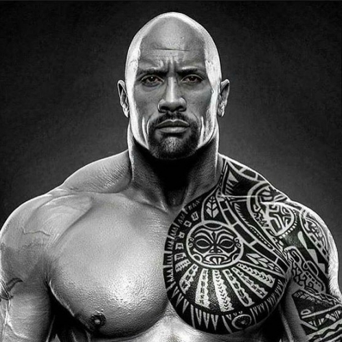 Ý tưởng hình xăm hoa văn hút hồn fam hâm mộ thế giới của The Rock